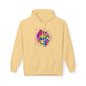 Multicolored Splash Cheetah Lips Unisex Valentines Hoodie