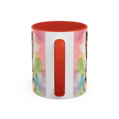German Shepherd 01 Accent Coffee Mug - Dog Lover Gift