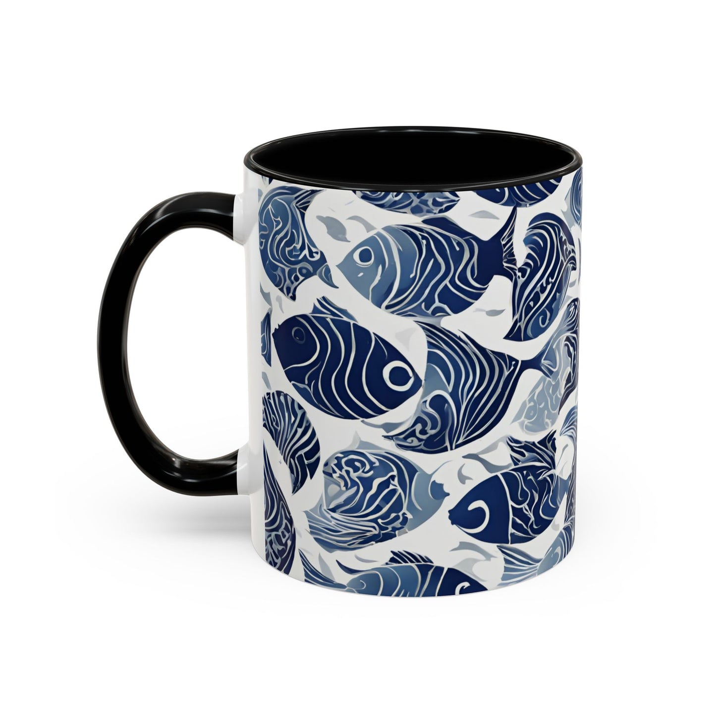 Fish 05 Accent Coffee Mug (11oz)