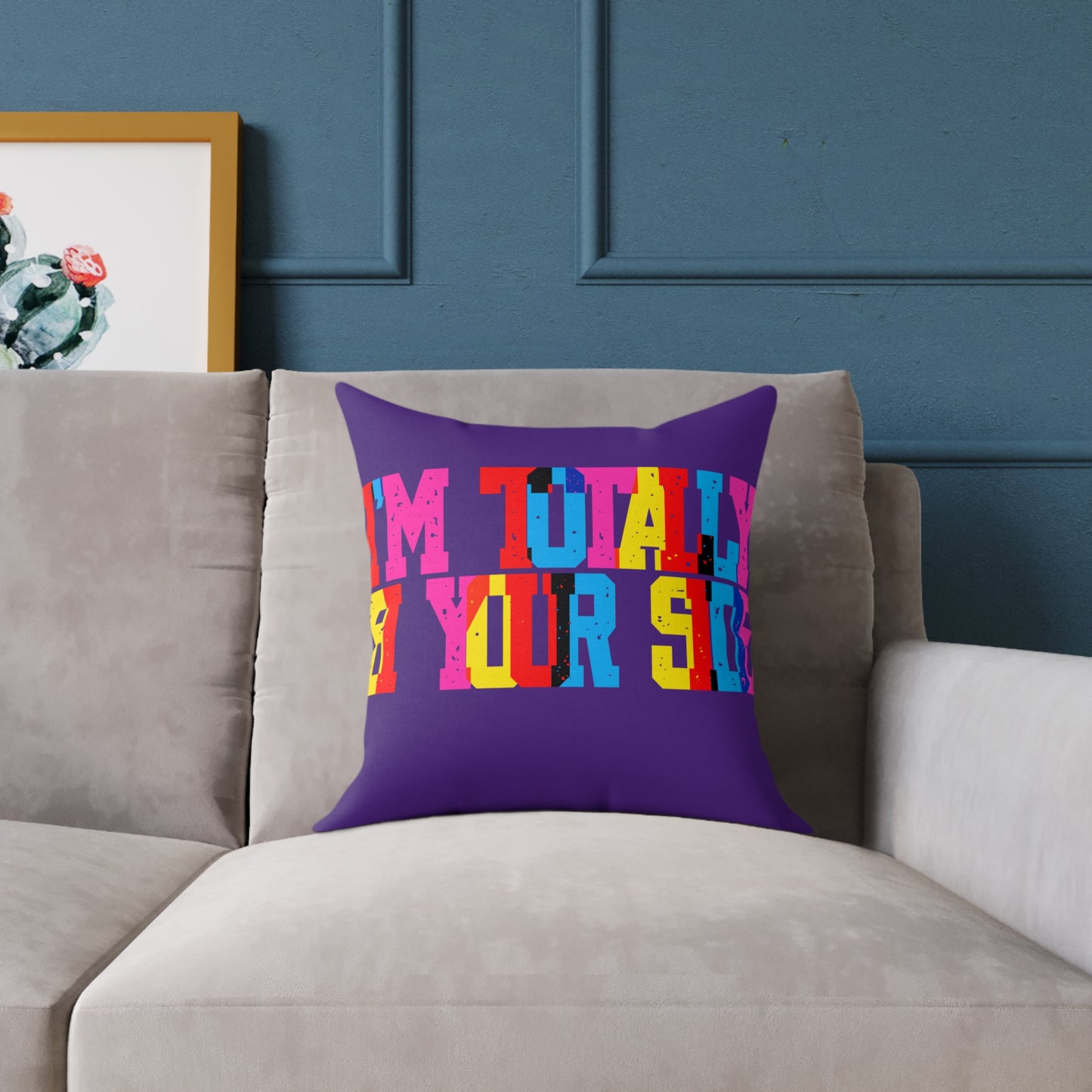 Totally Bi Your Side Poly Pillow
