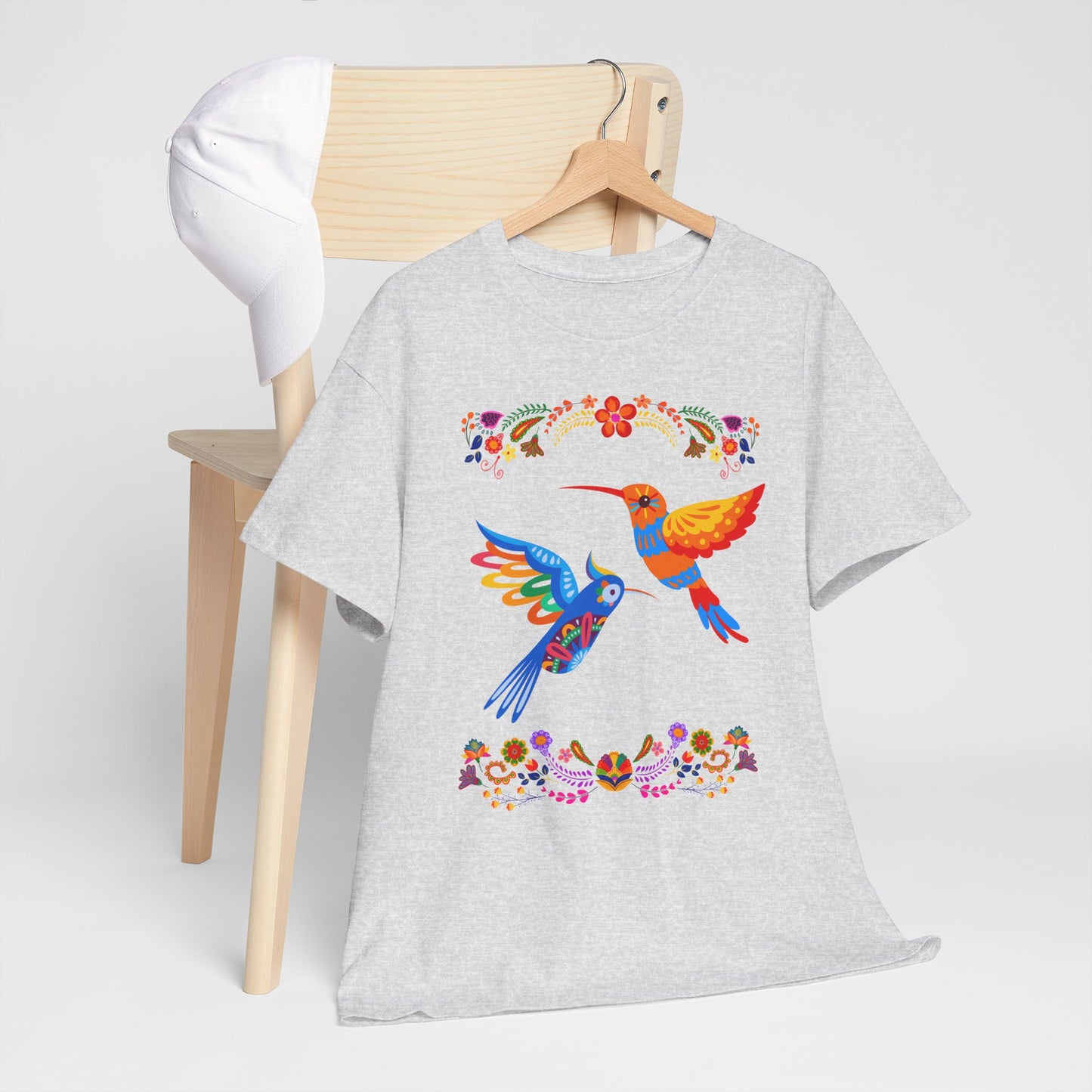 Jazzy birds 07 Unisex Heavy Cotton Tee