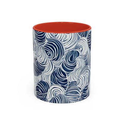 Seashell 5 Accent Coffee Mug (11oz)