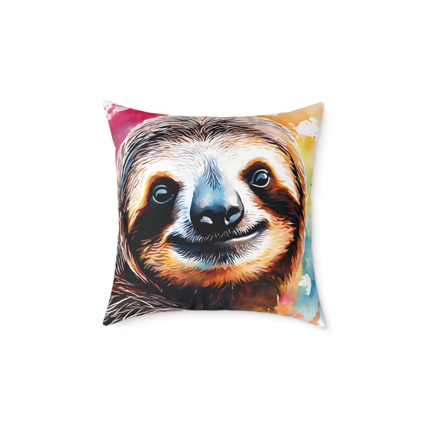 Sloth 02 Poly Pillow - Natures Beauty Design