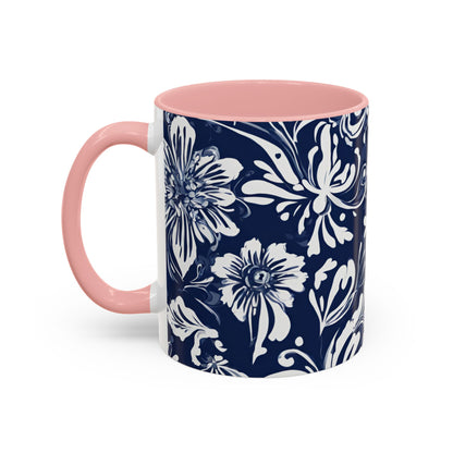 Flower 3 Accent Coffee Mug (11oz)