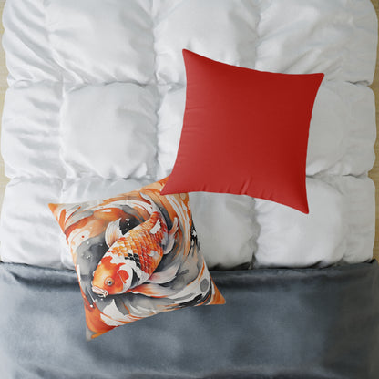 Koi Carp 02 Poly Pillow - Natures Beauty Design