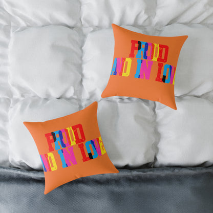 Proud And In Love Poly Pillow