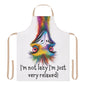 I’m not lazy……Adult Apron (AOP)