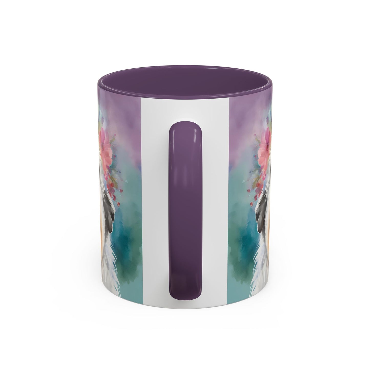 Bearded Collie 04 Accent Coffee Mug - Dog Lover Gift