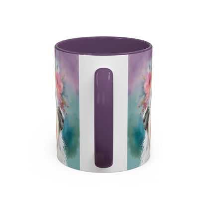 Bearded Collie 04 Accent Coffee Mug - Dog Lover Gift