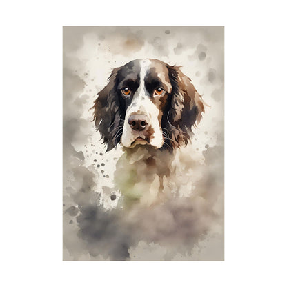 Dogs Springer Spaniel 02 Matte Vertical Poster