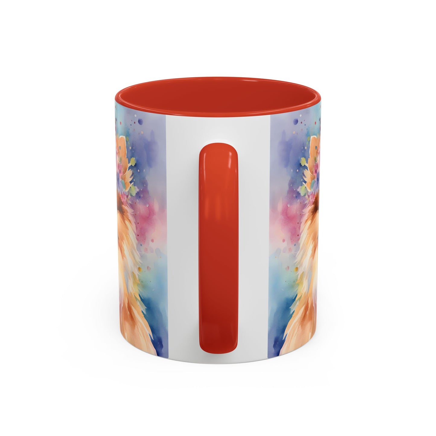 Pomeranian 04 Accent Coffee Mug - Dog Lover Gift
