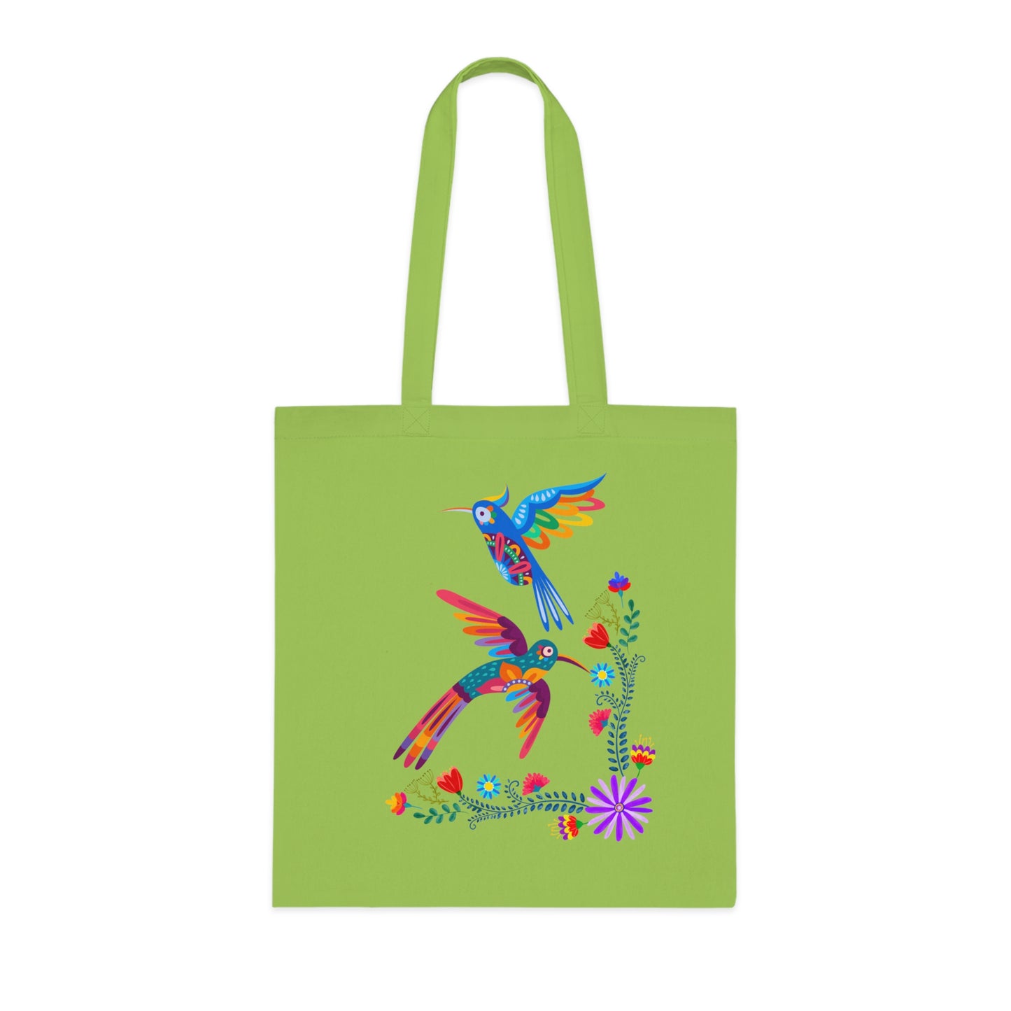 Funky birds 03 Cotton Tote