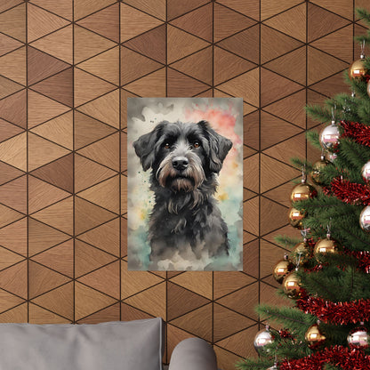 Dogs Eddy Gorgeous Scruff 02 Matte Vertical Poster