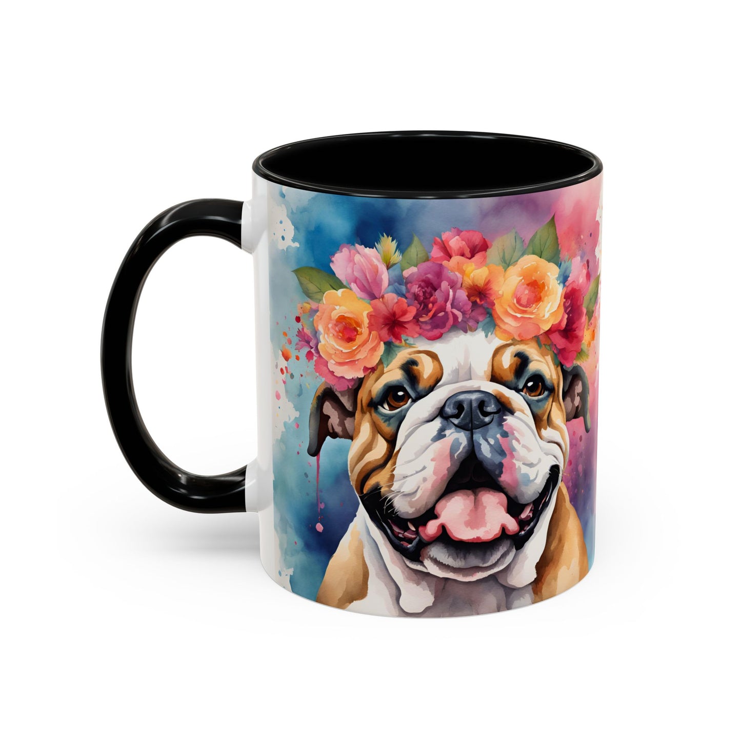 British Bulldog 01 Accent Coffee Mug - Dog Lover Gift