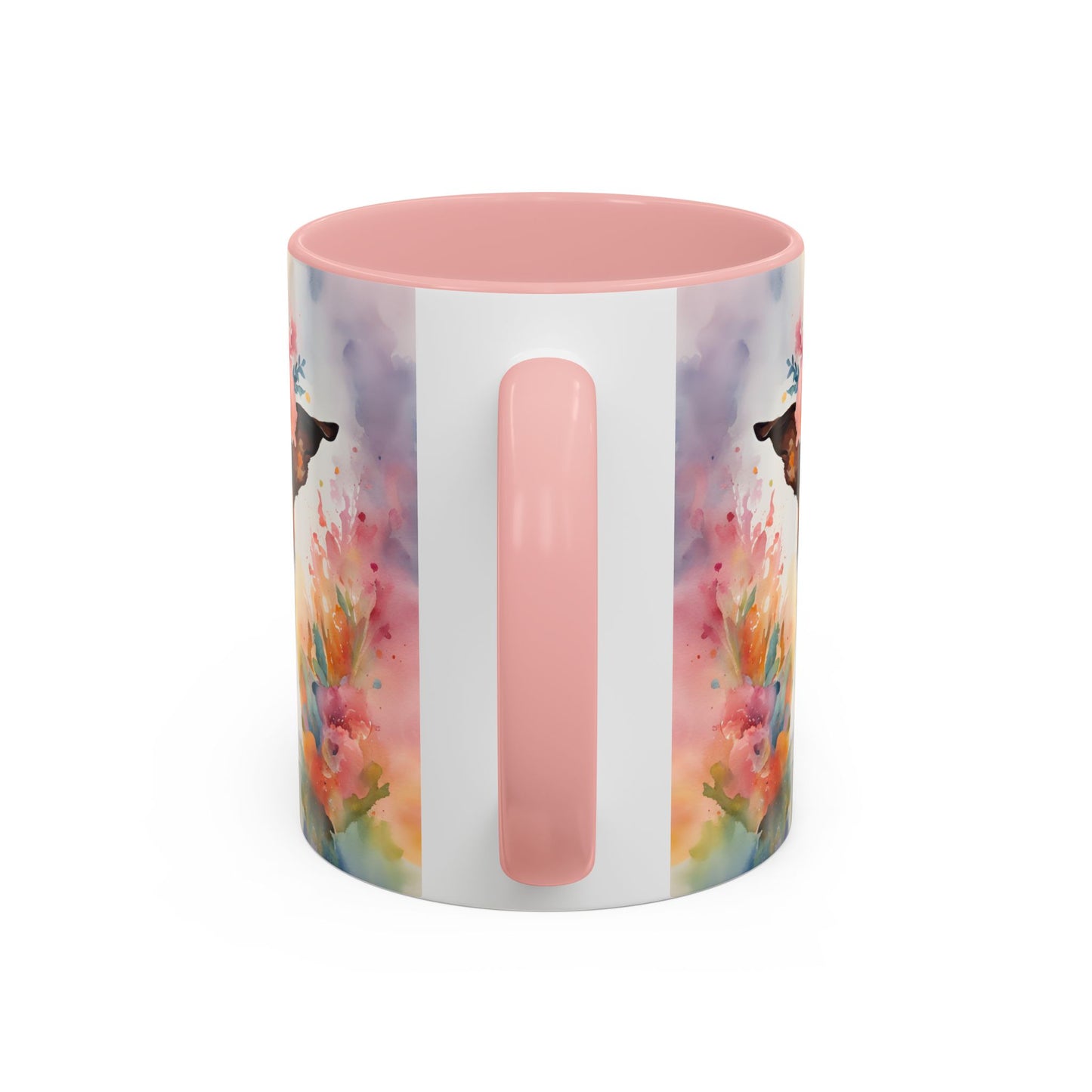 Jack Russell 02 Accent Coffee Mug - Dog Lover Gift