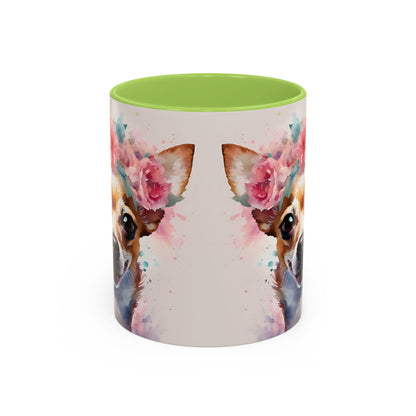 Chihuahua 01 Accent Coffee Mug - Dog Lover Gift