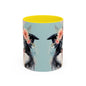 Border Collie 02 Accent Coffee Mug - Dog Lover Gift