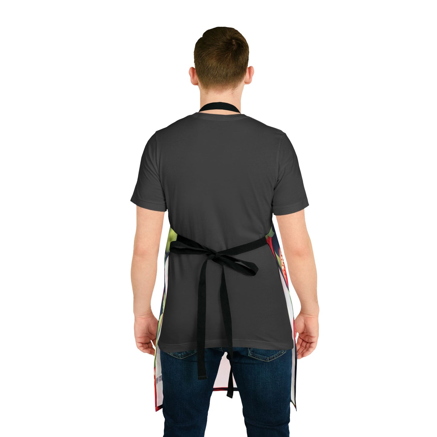 Strawberry 3 Apron, 5 Color Straps (AOP)