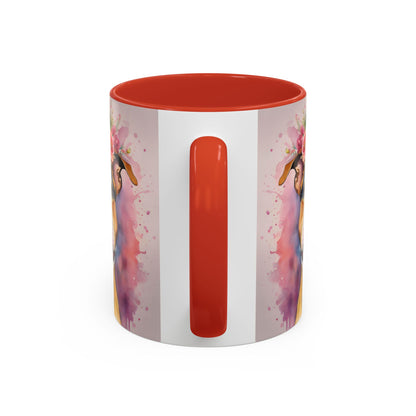 Staffordshire Bull Terrier 02 Accent Coffee Mug - Dog Lover Gift