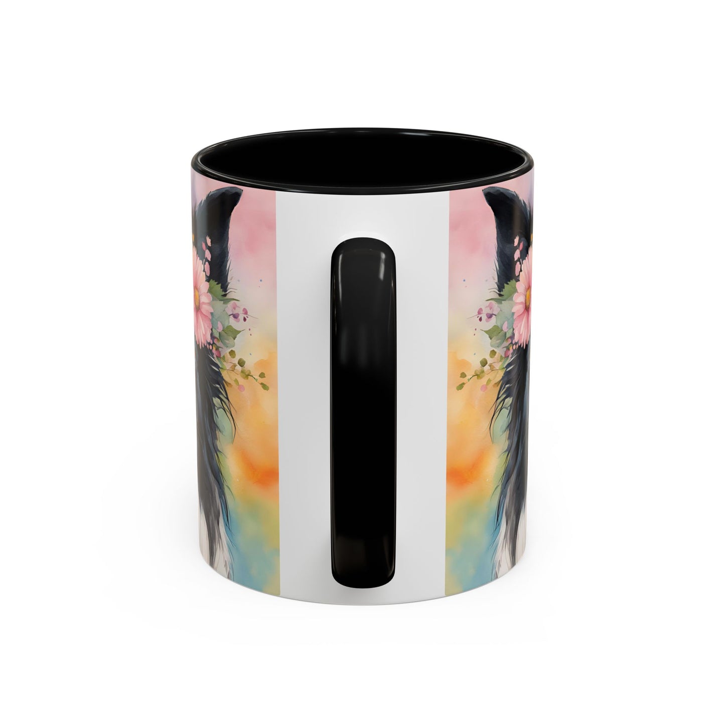 Border Collie 03 Accent Coffee Mug - Dog Lover Gift