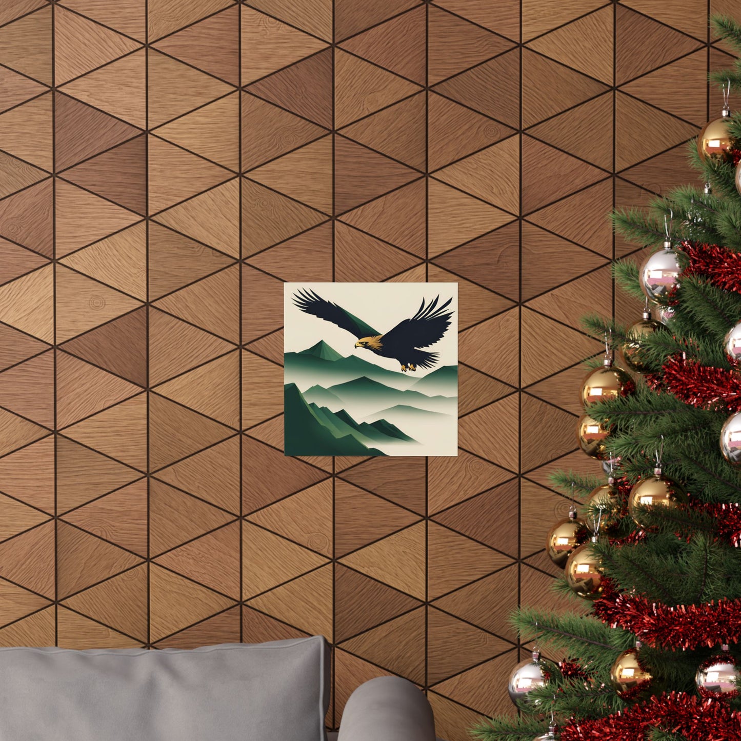 Lone Collection Eagle 10 Matte Square Posters