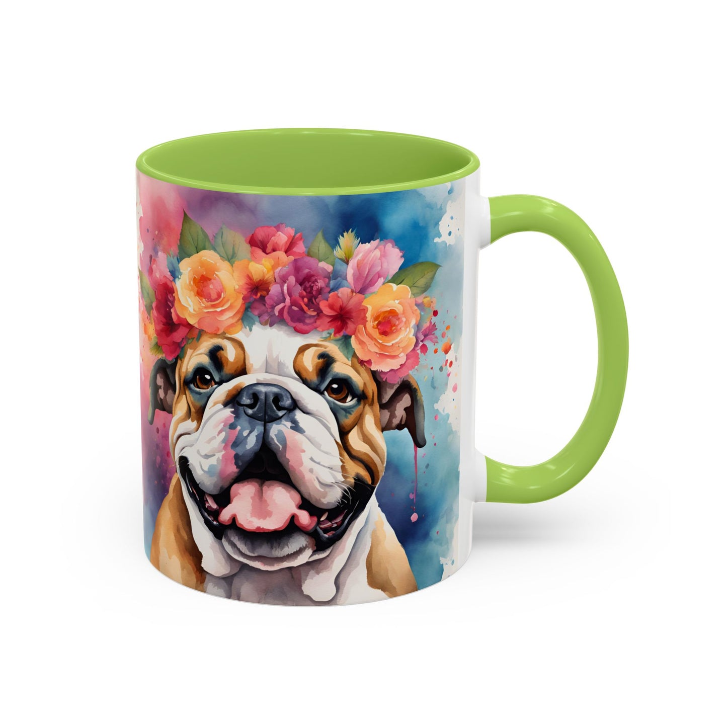 British Bulldog 01 Accent Coffee Mug - Dog Lover Gift