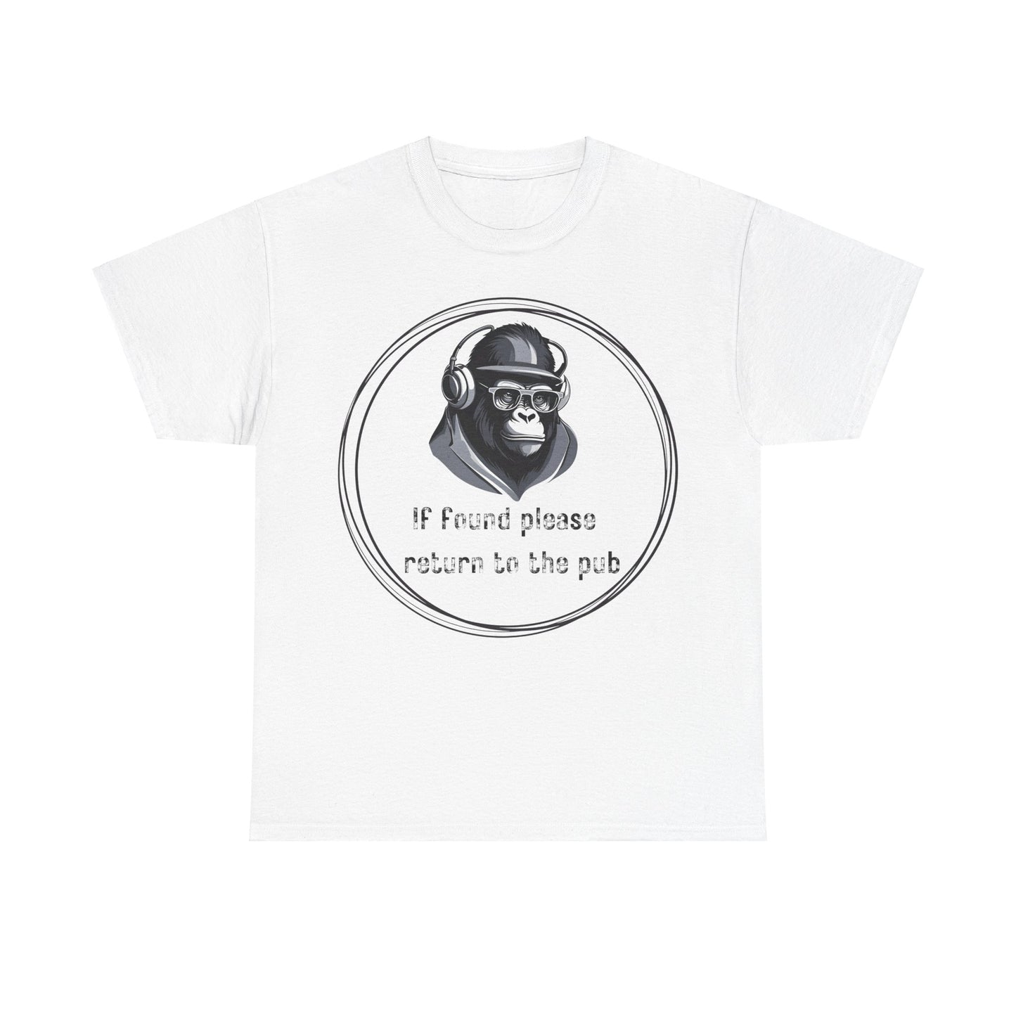 If Found Please Return To The Pub Unisex Heavy Cotton Tee