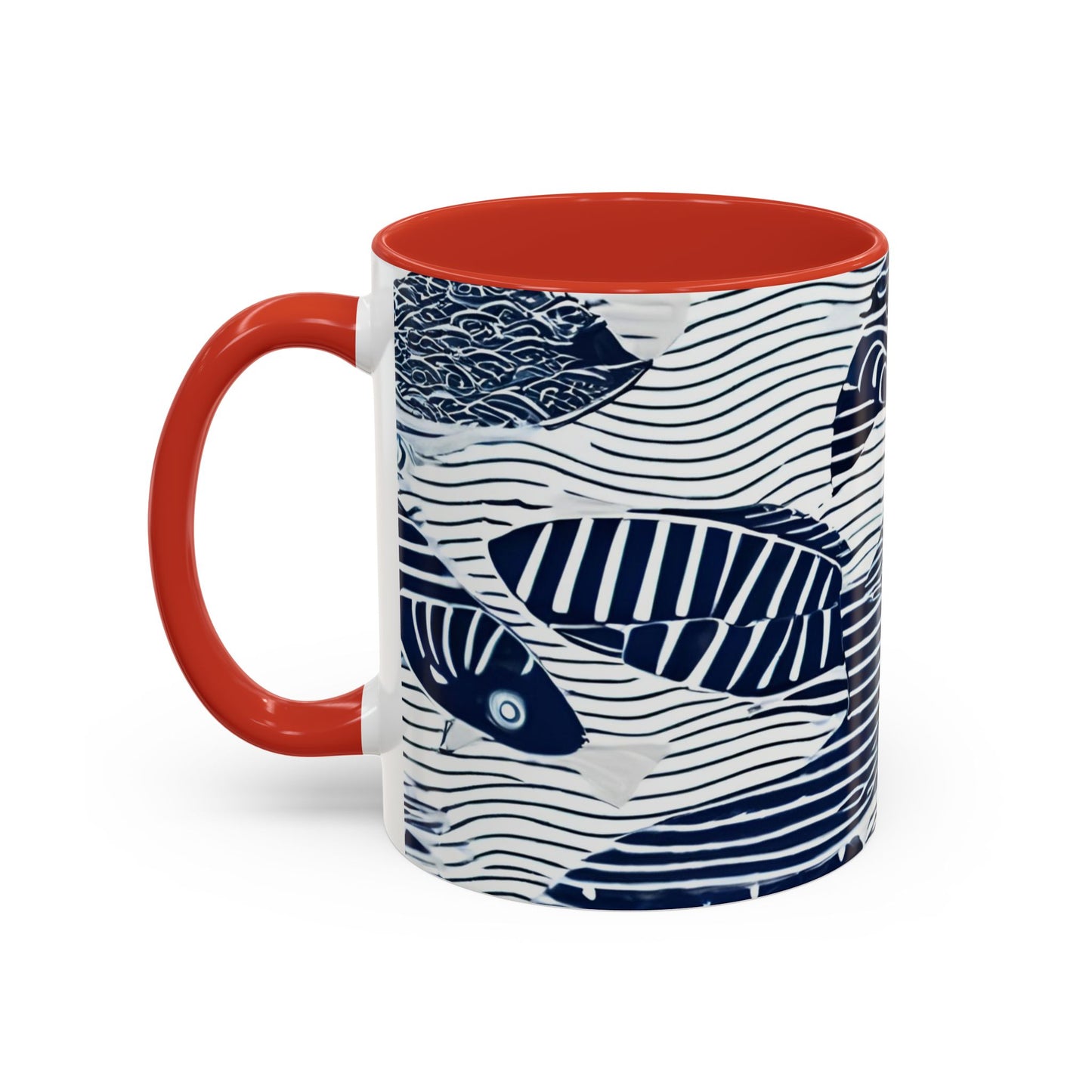 Fish 07 Accent Coffee Mug (11oz)