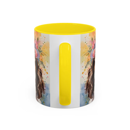 Springer Spaniel 03 Accent Coffee Mug - Dog Lover Gift