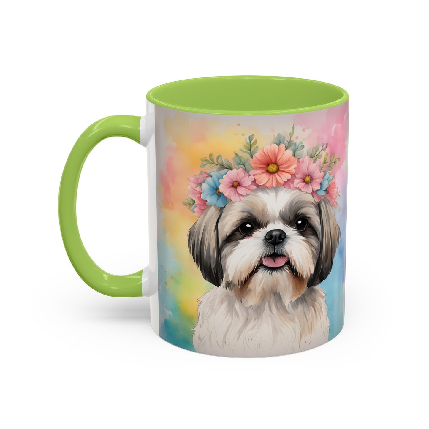 Shih Tzu 03 Accent Coffee Mug - Dog Lover Gift
