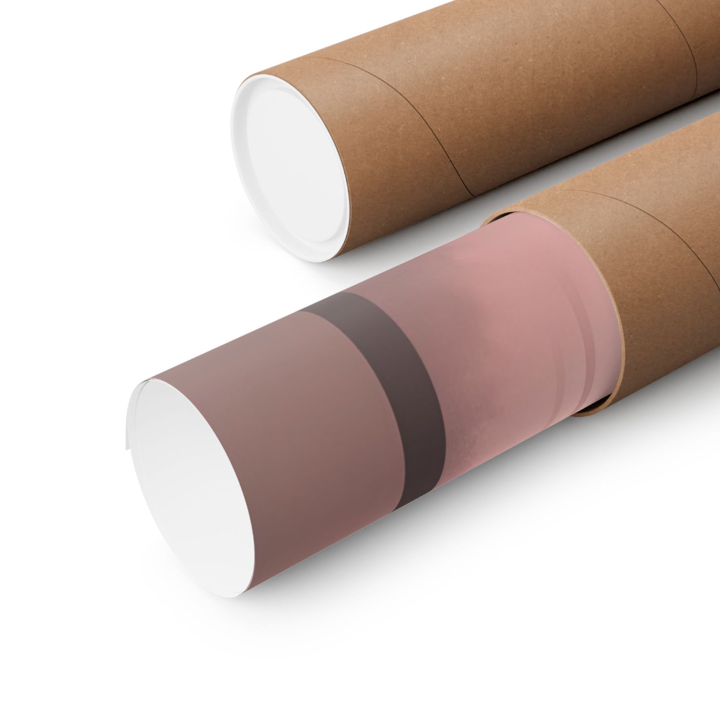 Lonely Forest Pink 17 Matte Square Posters