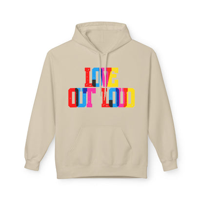 Love Out Loud Unisex Valentines Hoodie