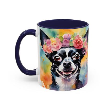 Chihuahua 03 Accent Coffee Mug - Dog Lover Gift