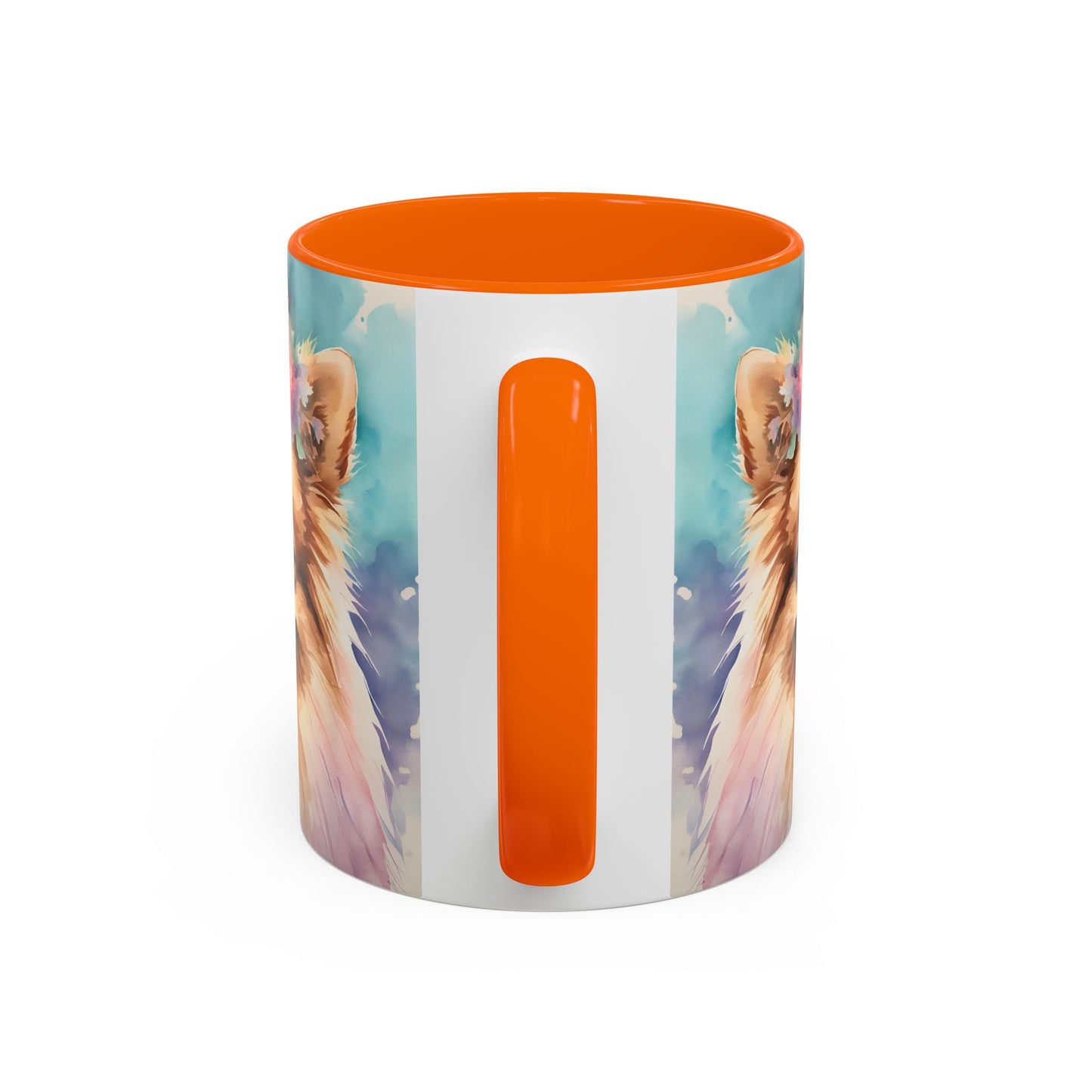 Pomeranian 03 Accent Coffee Mug - Dog Lover Gift