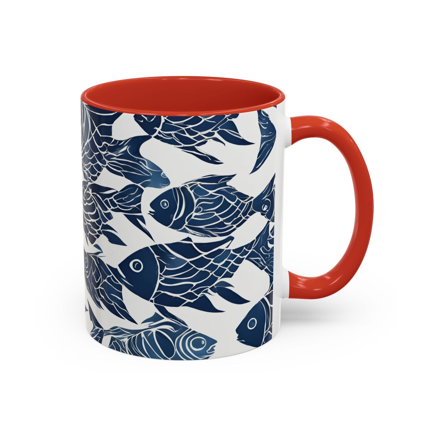 Fish 06 Accent Coffee Mug (11oz)