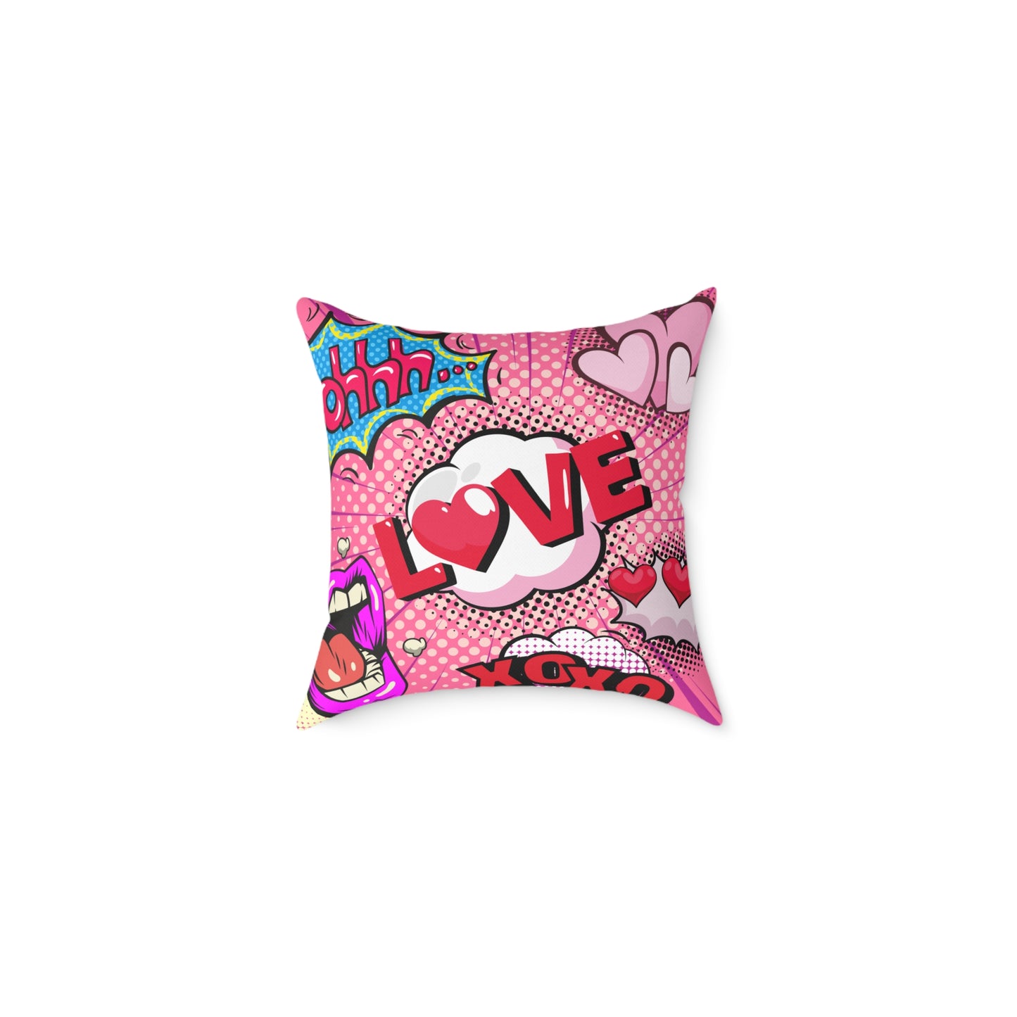 Ohhh! Pop Art Poly Pillow
