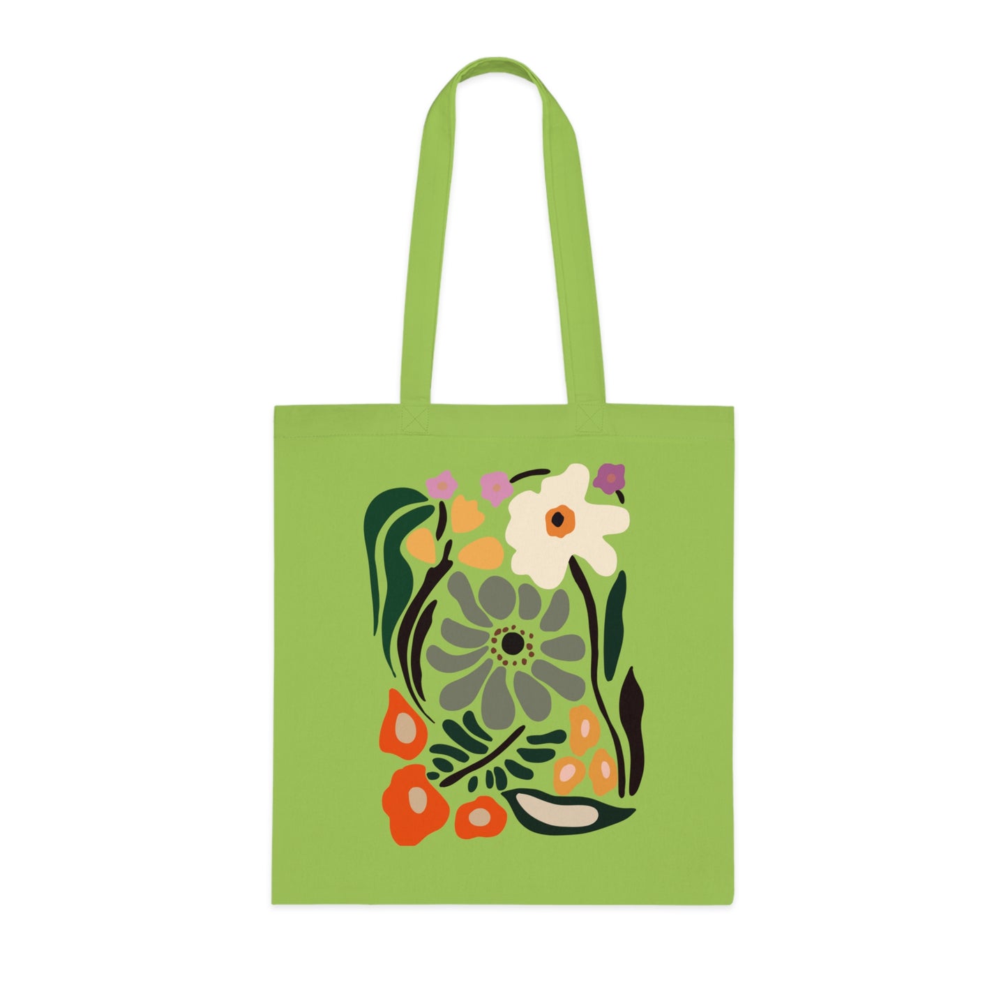 Abstract flowers 13 Cotton Tote