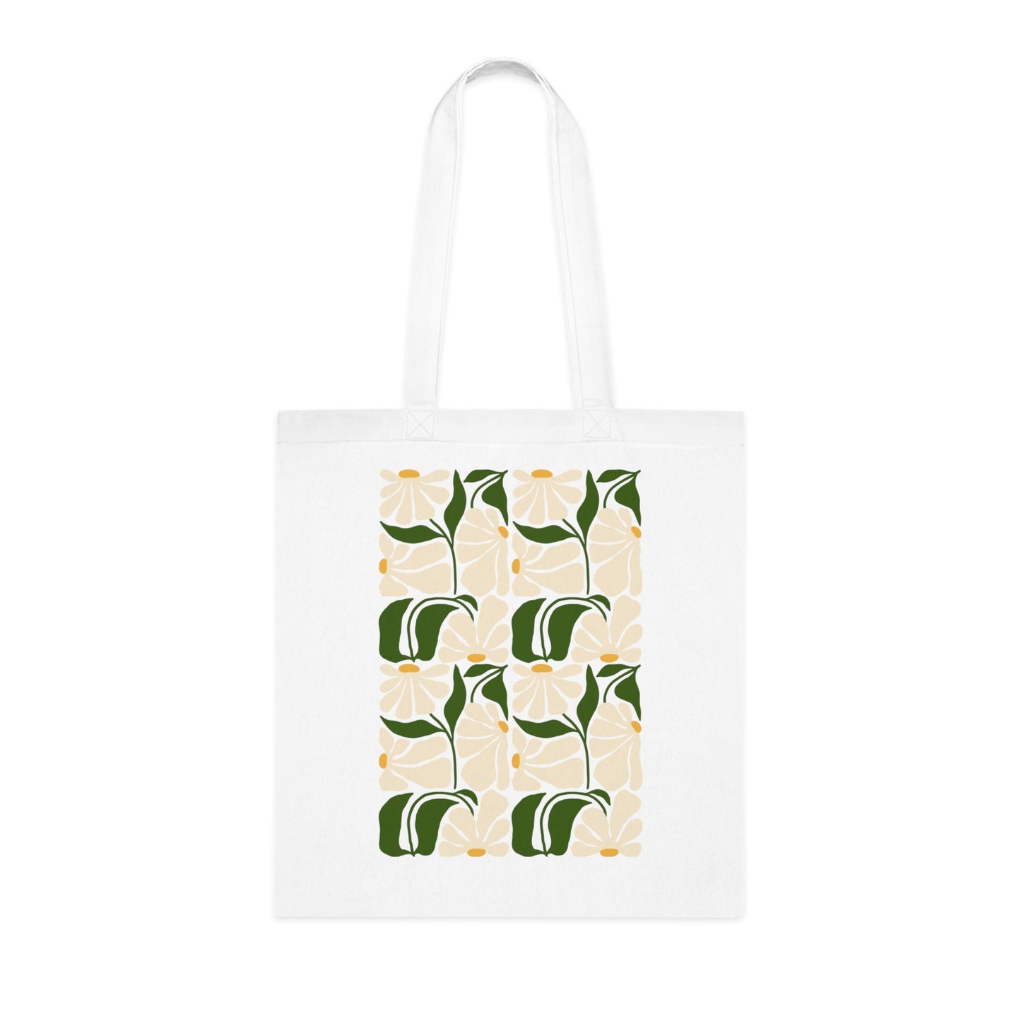 Abstract flowers 02 Cotton Tote