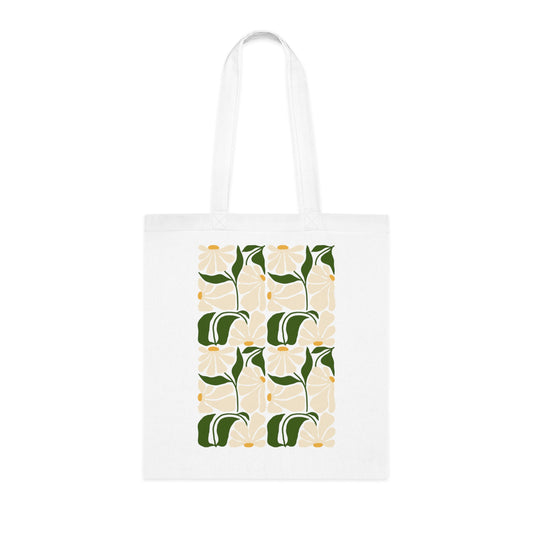 Abstract flowers 02 Cotton Tote