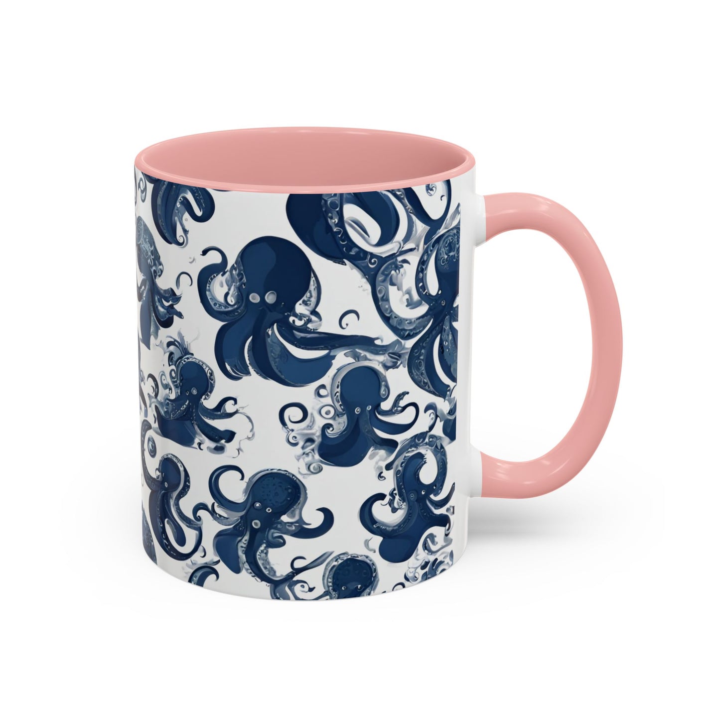 Octopus 3 Accent Coffee Mug (11oz)