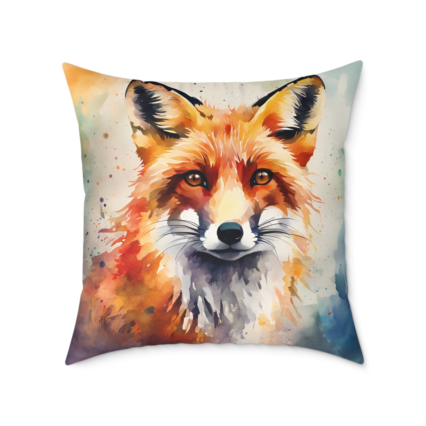 Fox 01 Poly Pillow - Natures Beauty Design
