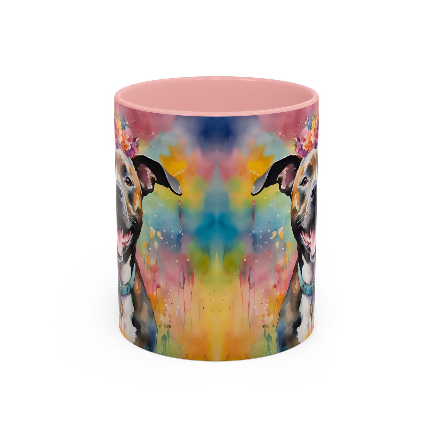 Staffordshire Bull Terrier 04 Accent Coffee Mug - Dog Lover Gift