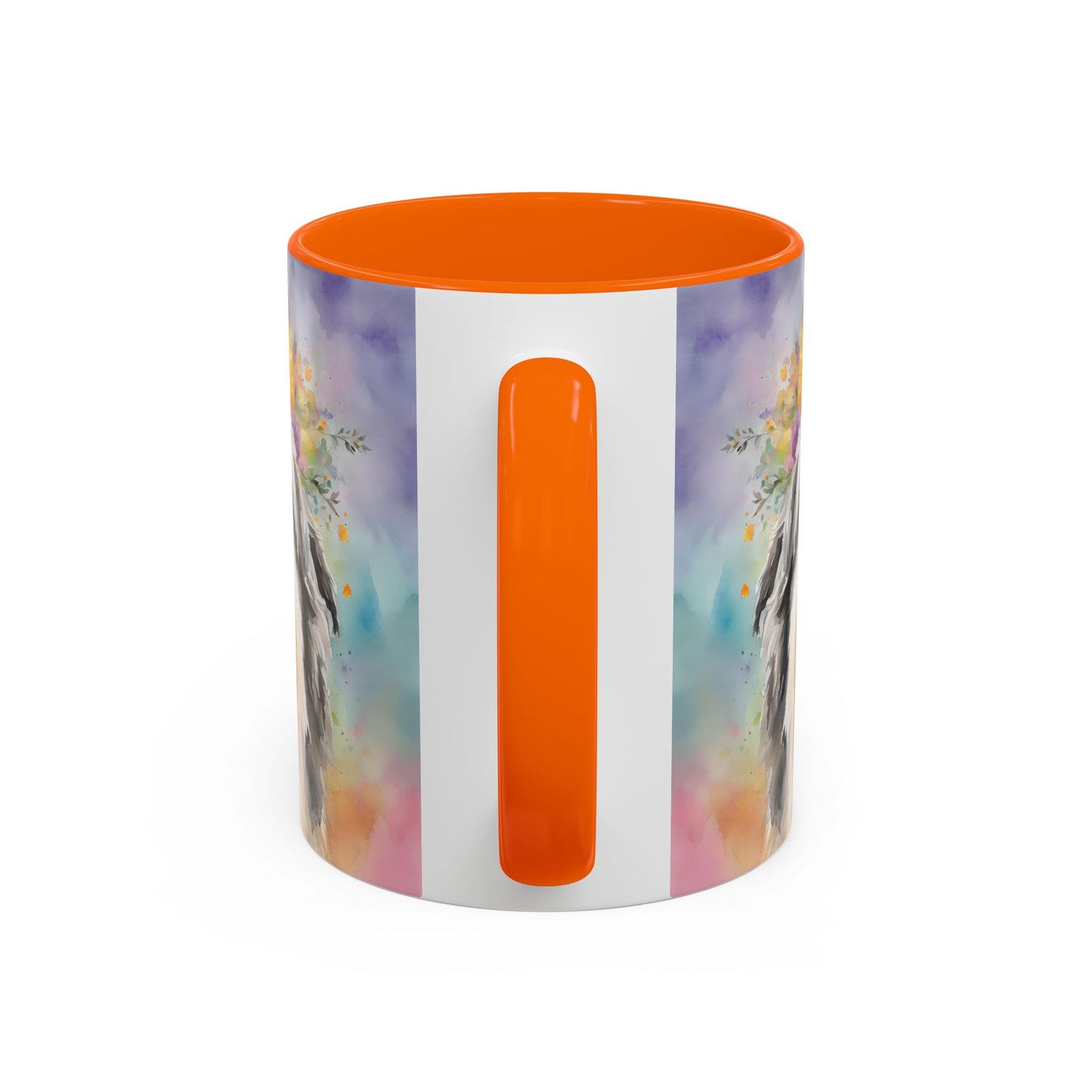 Bearded Collie 03 Accent Coffee Mug - Dog Lover Gift