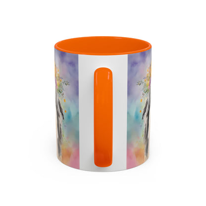 Bearded Collie 03 Accent Coffee Mug - Dog Lover Gift