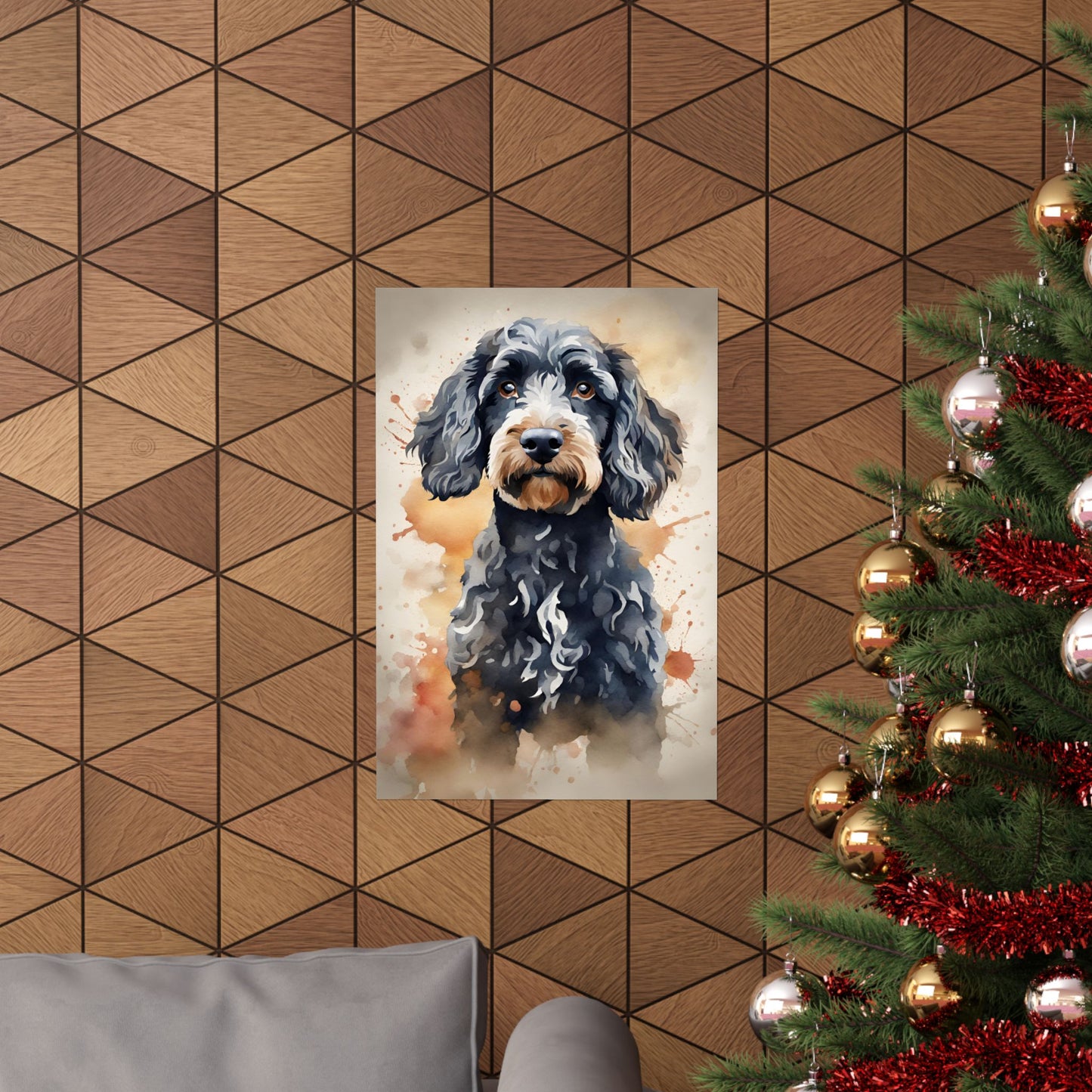 Dogs Cockapoo 01 Matte Vertical Poster