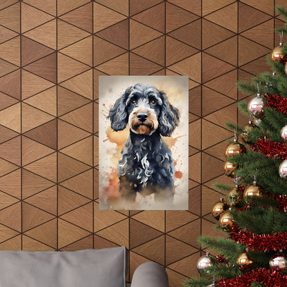 Dogs Cockapoo 01 Matte Vertical Poster