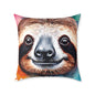 Sloth 03 Poly Pillow - Natures Beauty Design