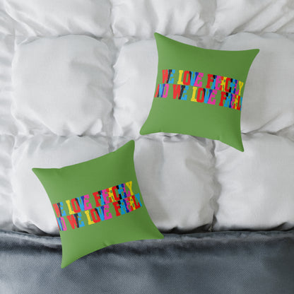We Love Fiercely And We Love Freely Poly Pillow