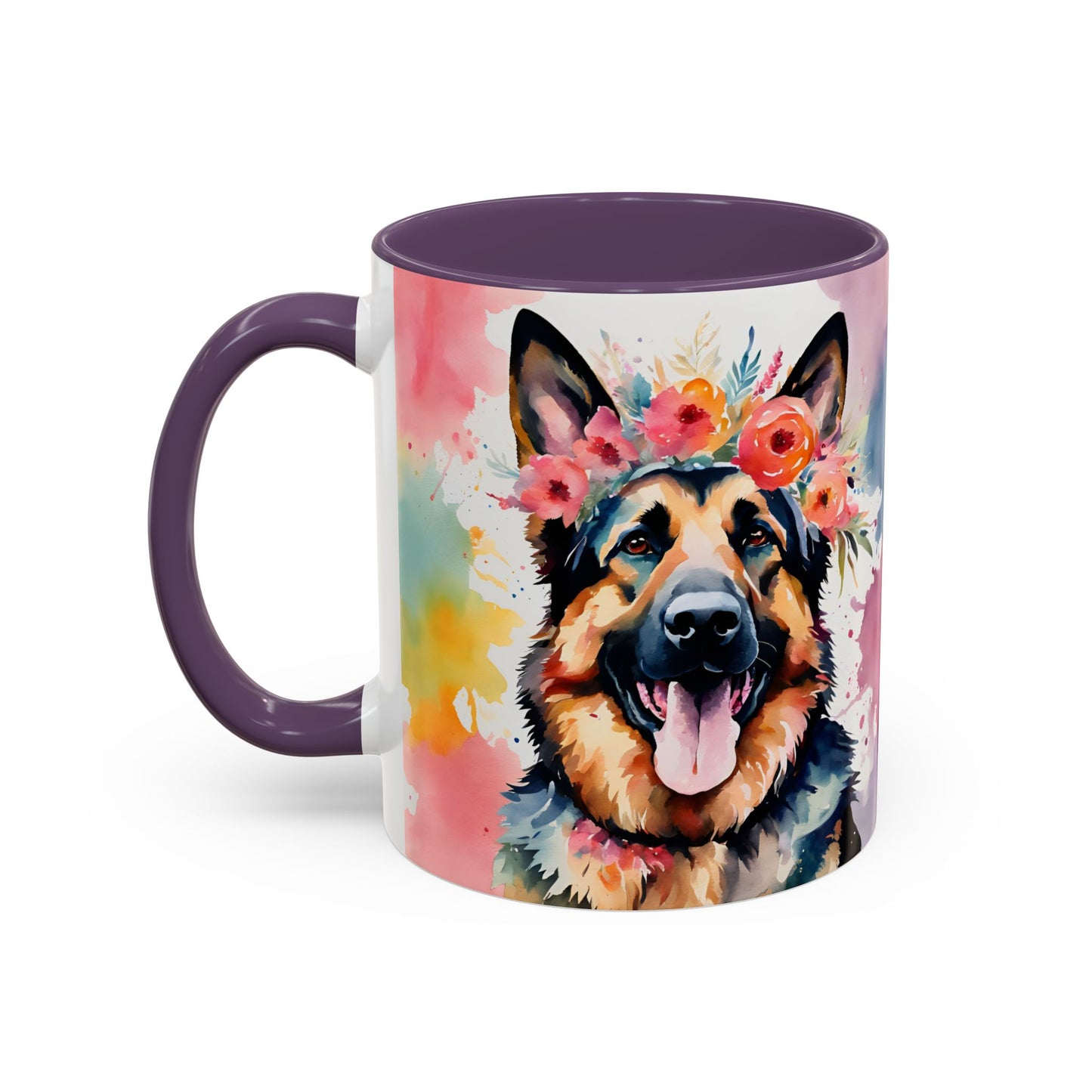 German Shepherd 04 Accent Coffee Mug - Dog Lover Gift