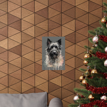 Dogs Gorgeous Scruff 01 Matte Vertical Poster